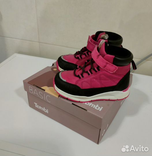 Ботинки демисезонные для девочки tombi 23 размер