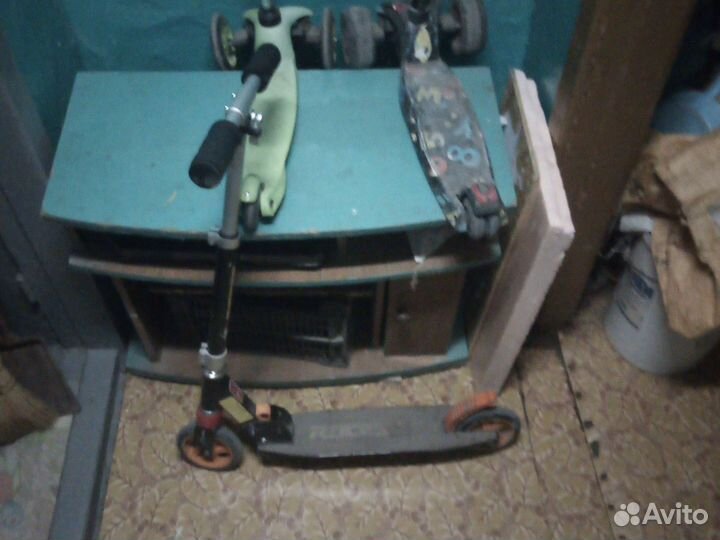 Самокат детский трехколесный бу