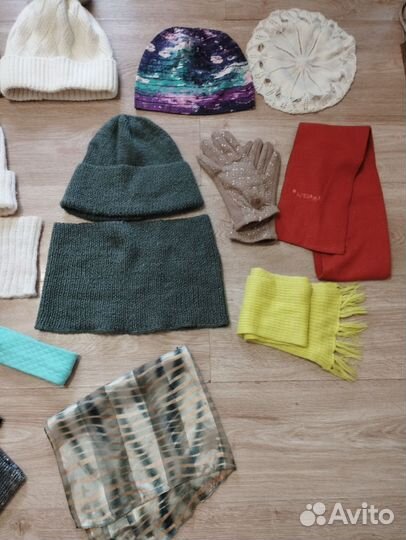 Шапки, шарфы, перчатки пакетом