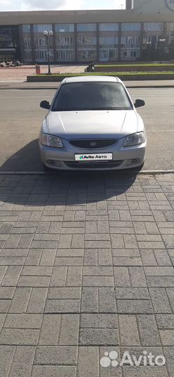 Hyundai Accent 1.5 МТ, 2004, 131 400 км