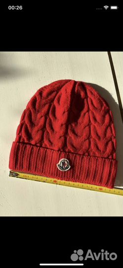 Новая шапка moncler оригинал шерсть