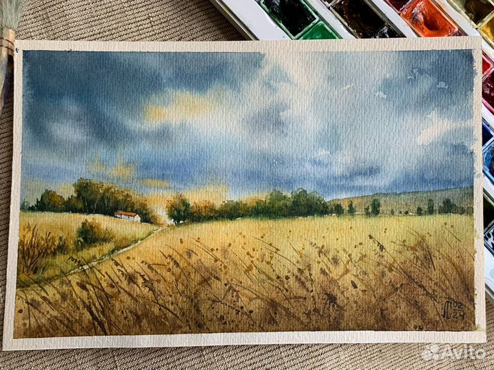 Картины акварелью разные