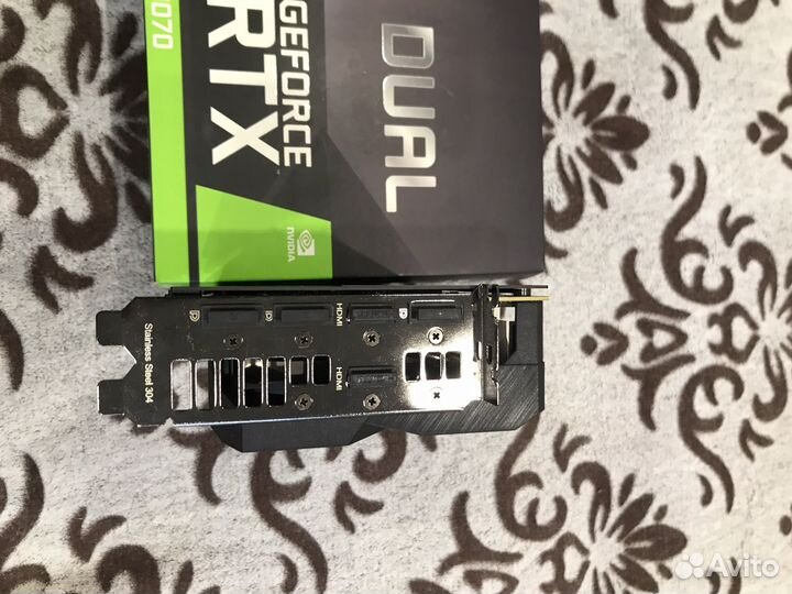 Видеокарта asus rtx 3070 8gb