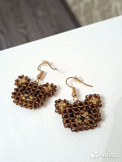 Серьги из бисера на заказ