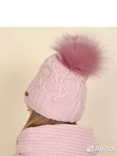Шапка зимняя для девочки новая