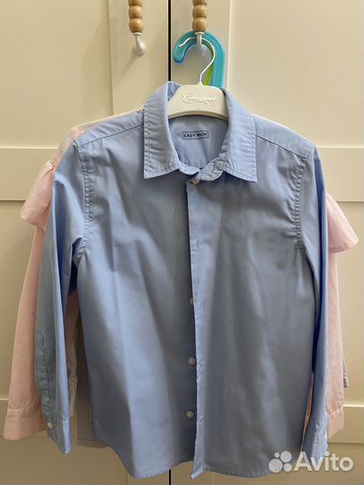 Школьные вещи(рубашки, платье, кофта, кардиган)