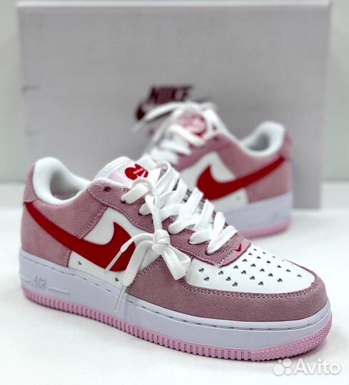 Кроссовки nike air force 1 Valentine's day