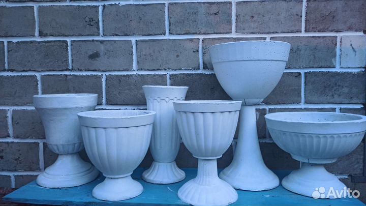 Вазоны садовые декор из бетона
