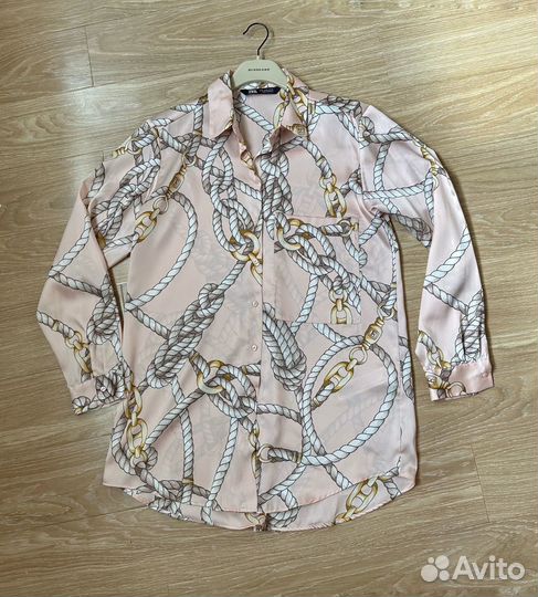 Рубашка блузка нежная легкая Zara M