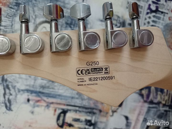 Новая электрогитара Cort G250CGM jem custom