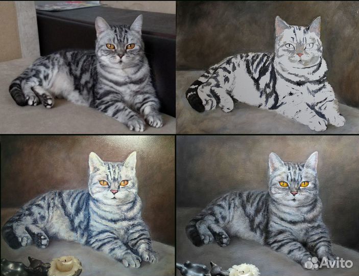 Портреты маслом по фото и картины. Не печать