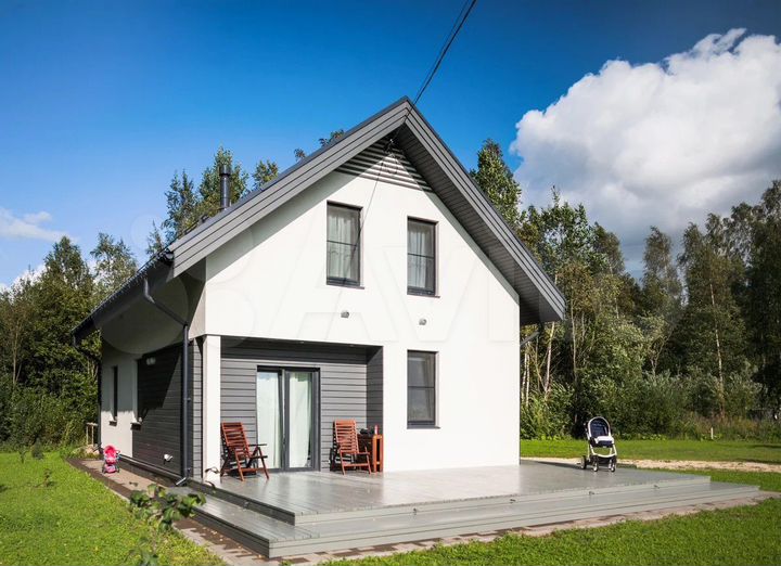 Дом 92 м² на участке 6 сот.