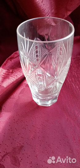 Винтажные хрустальные стаканы СССР