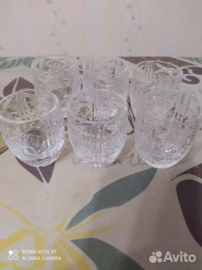 Хрустальные бокалы СССР