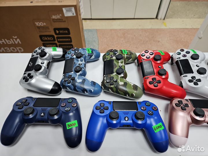 Оригинальные геймпады Sony PS-4