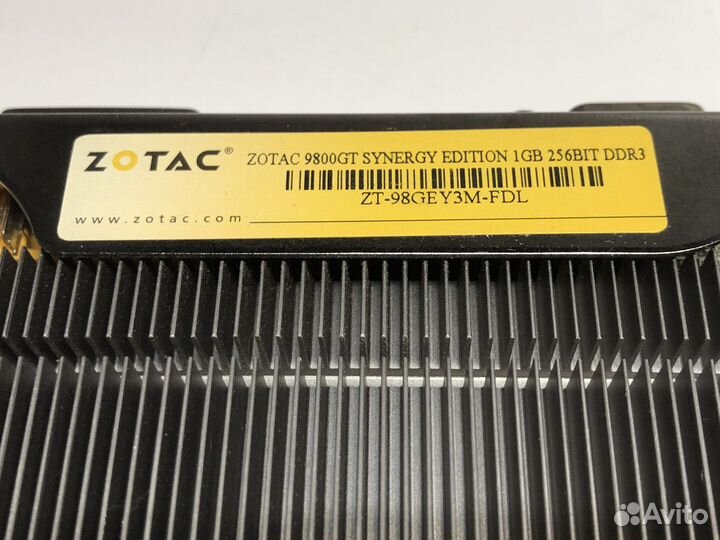 Видеокарта zotac 1GB