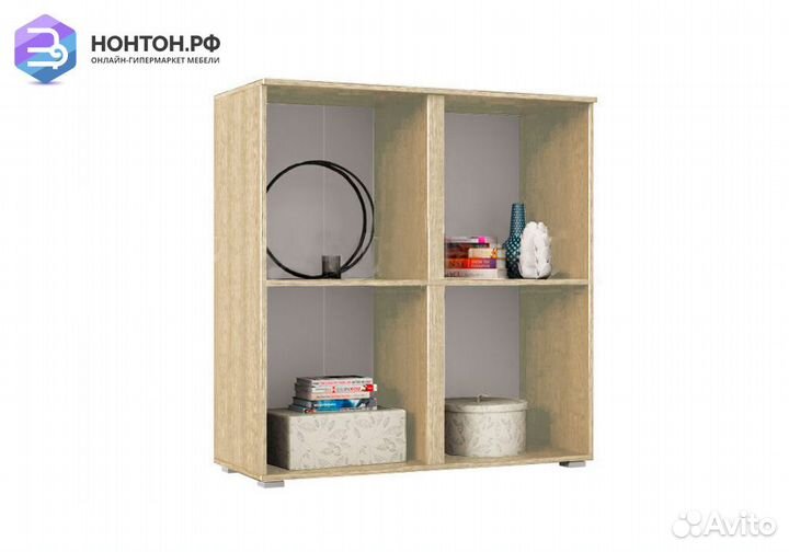 Тумба Ким бетон графит / сонома