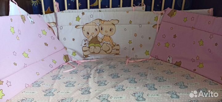 Бортики в кроватку