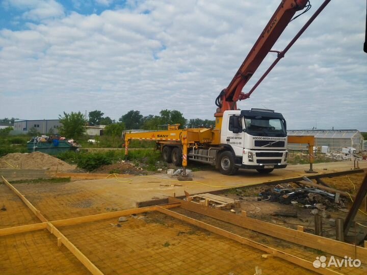 Бетон от 1м3 от производителя, есть свой насос
