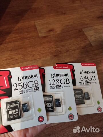 Абсолютно новые Карты памяти MicroSD 64,128,256