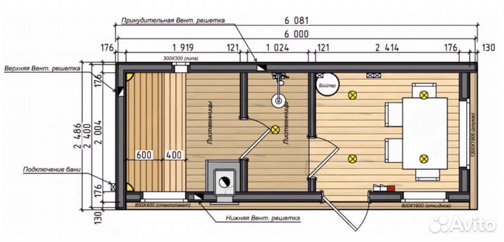 Модульная баня под ключ всех размеров гарантия