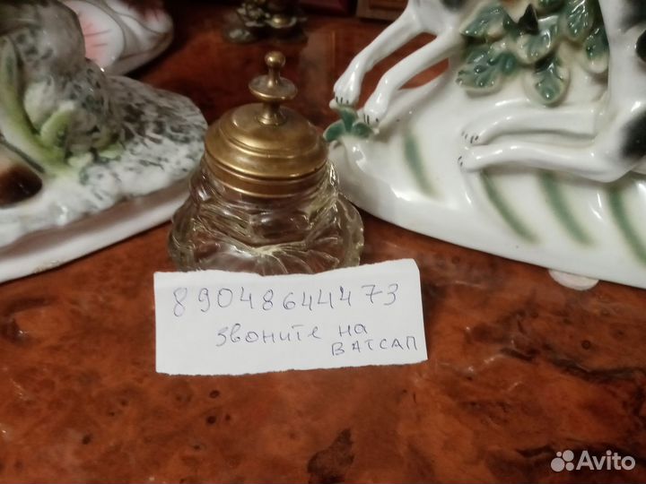 Старинная чернильница