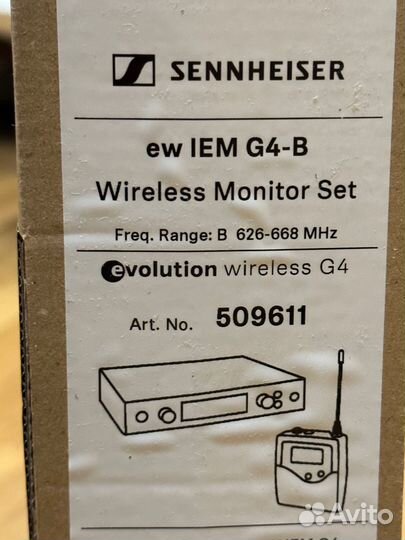 Sennheiser ew iem g4-b