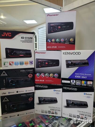 Процессорная магнитолa Kenwood kmm 408bt