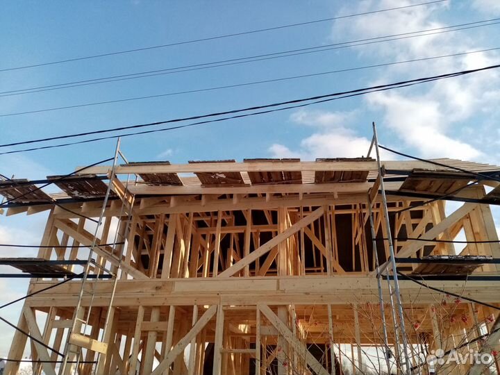 Каркасные дома и свайный фундамент