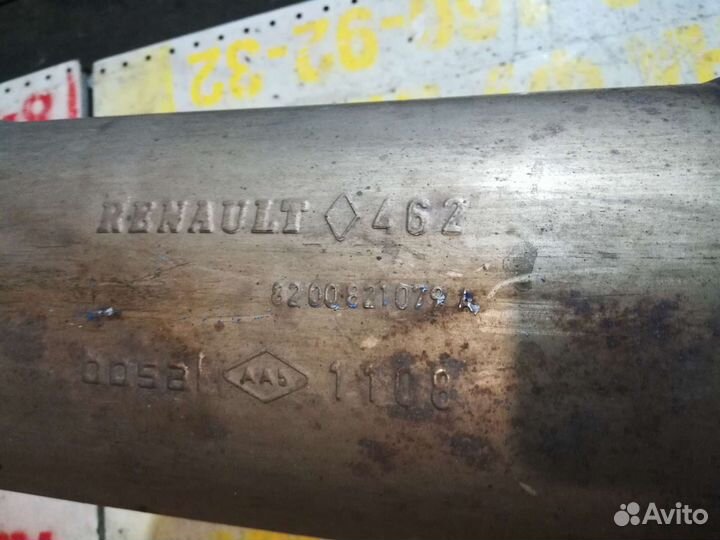 Глушитель рено меган 2