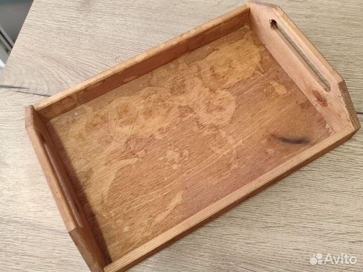 Поднос деревянный