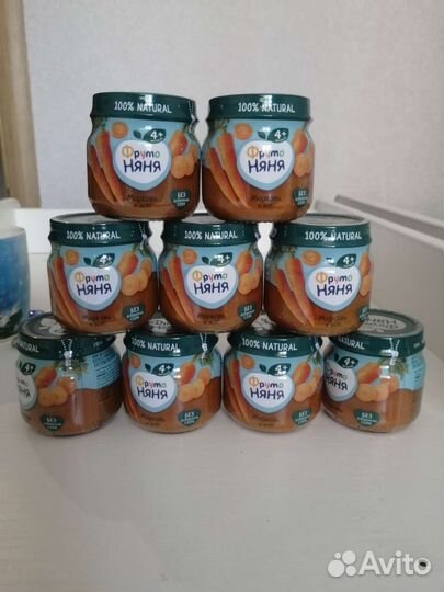 Детское овощное пюре фрутоняня