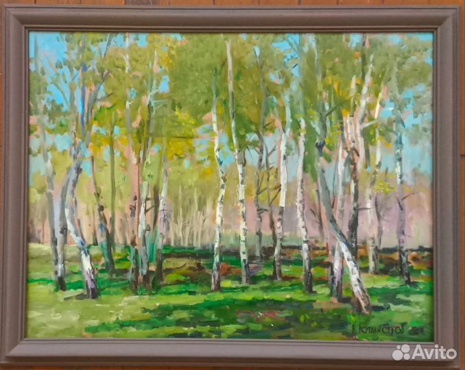 Картина маслом пейзаж художник Ротмистров Владимир