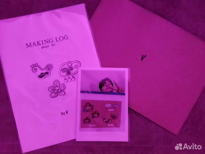 BTS V карта и мейкинг