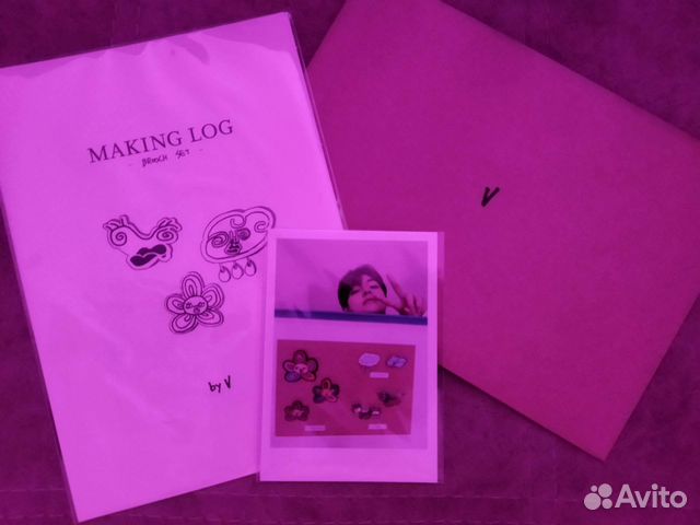 BTS V карта и мейкинг