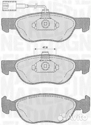 Колодки тормозные LADA X-ray Renault