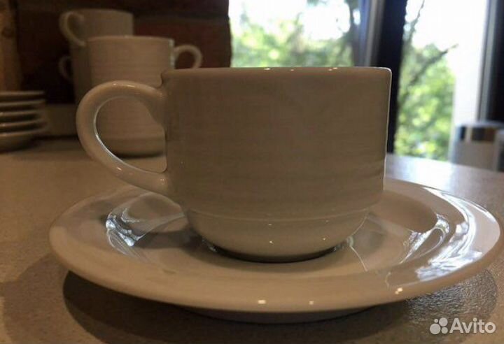 Чашки кофейные с блюдцем