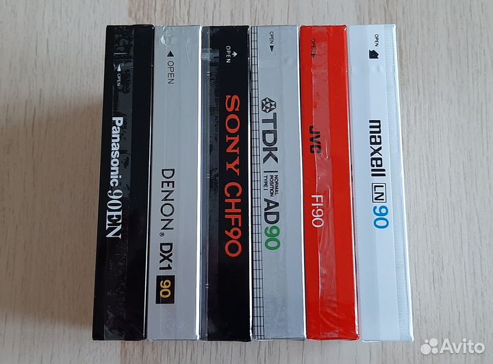 Аудио кассеты Denon sony maxell JVC TDK panasonic