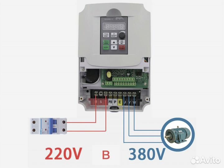 Частотный преобразователь 220 в 380