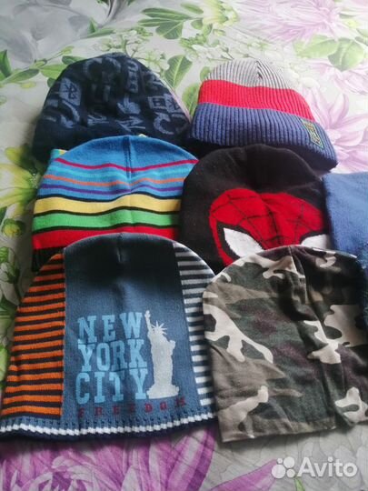 Комплект шапка и шарф для мальчика