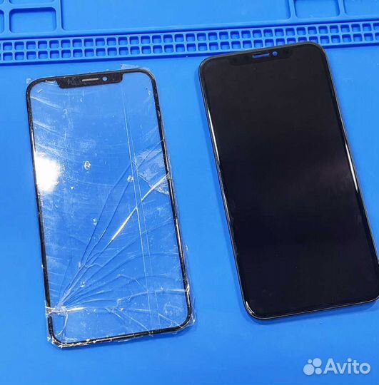 Восстановление разбитого стекла диспля (Ремонт )