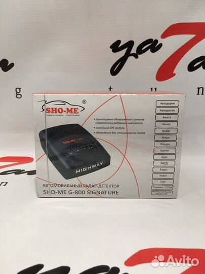 SHO-ME G-800 signature с GPS, новый