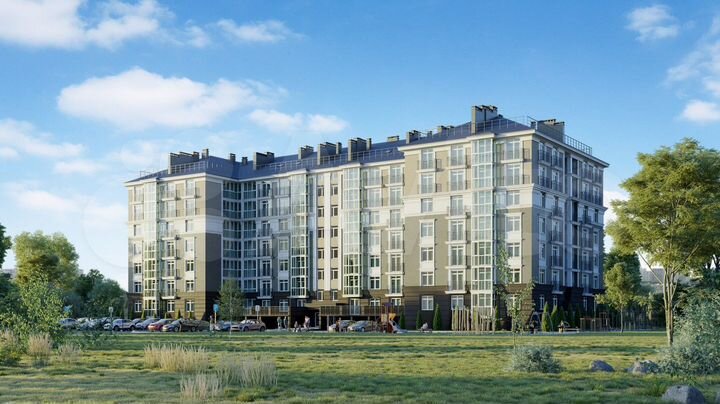 2-к. квартира, 69,1 м², 6/7 эт.