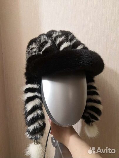 Шапка норковая женская новая
