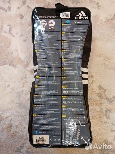 Боксерские перчатки 10 oz adidas wako кикбоксинг
