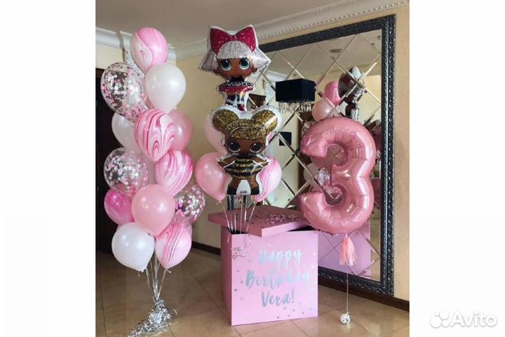 Оформление воздушными и гелиевыми шарами