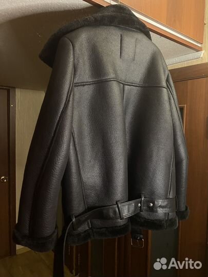 Дубленка авиатор zara