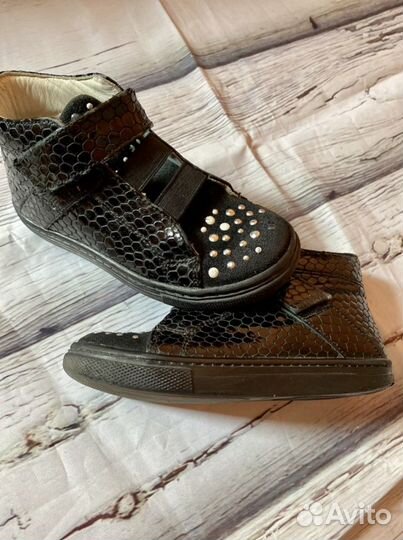 Кожаные ботинки minimen 25 размер