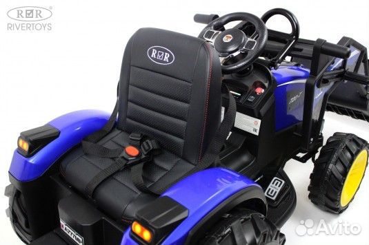 Детский электромобиль экскаватор-погрузчик A777MP
