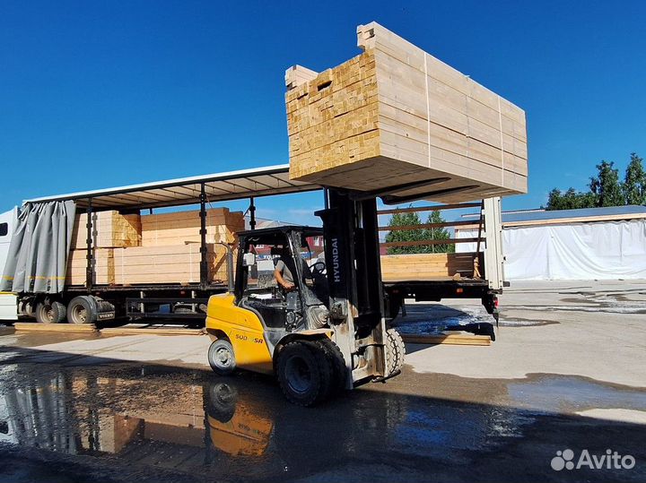 Брусок сухой строганный